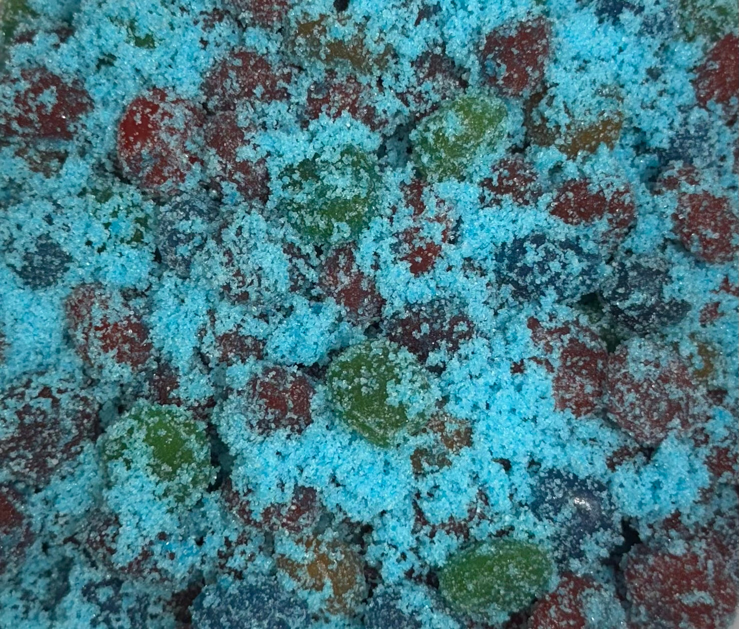 Extreme Sour Blue Raspberry Gushies